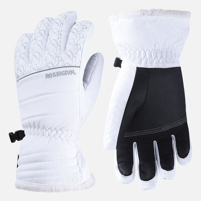Rossignol Women's Temptation waterproof ski gloves white