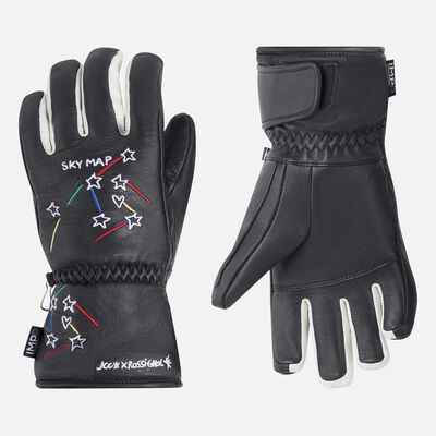 Rossignol Women's JCC sublime leather waterproof ski gloves black