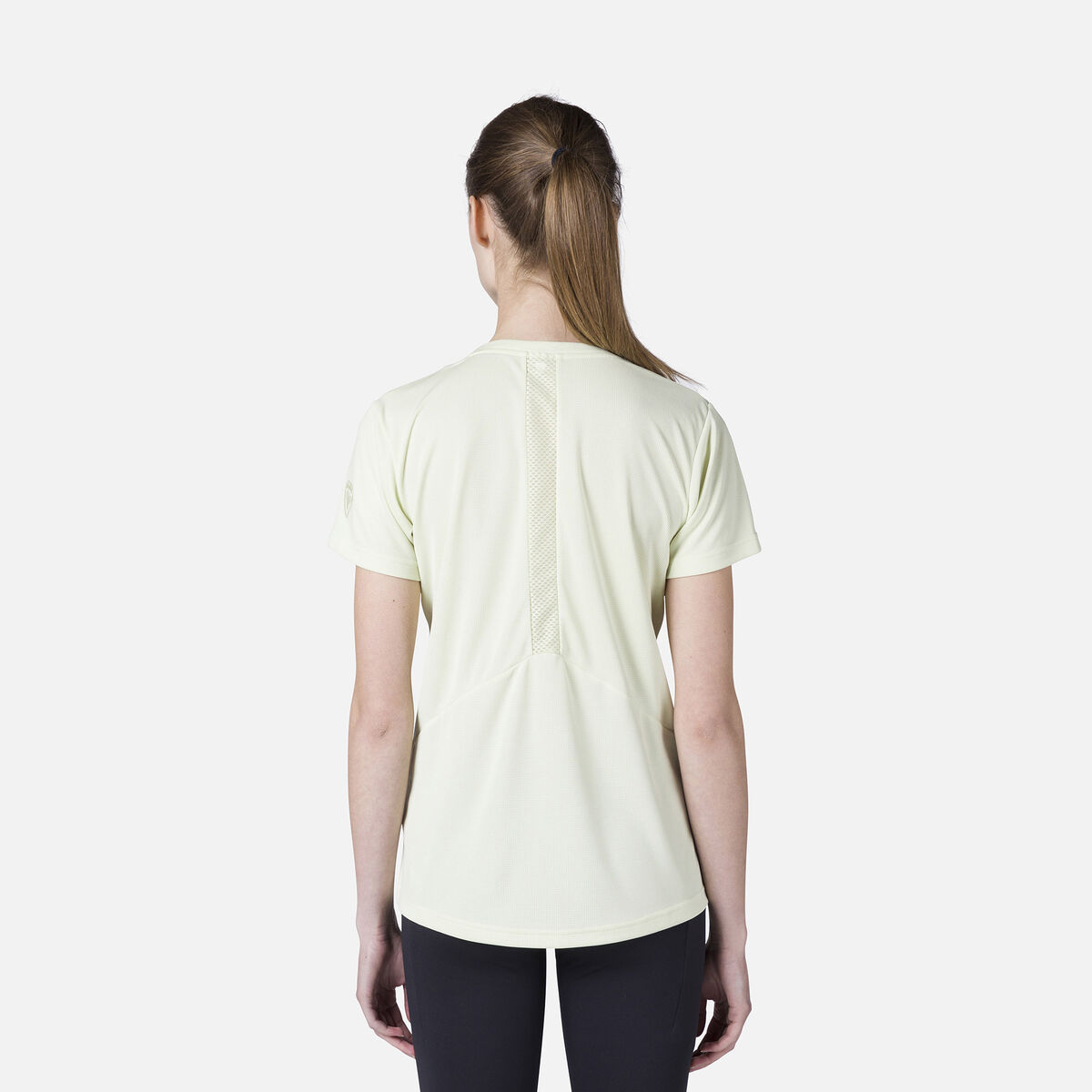 Rossignol T-shirt donna a tinta unita da escursionismo Yellow