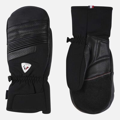 Rossignol Men's Concept leather waterproof mittens black