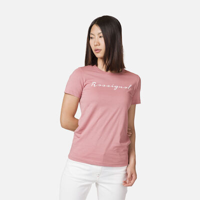 Rossignol Women's logo tee pinkpurple
