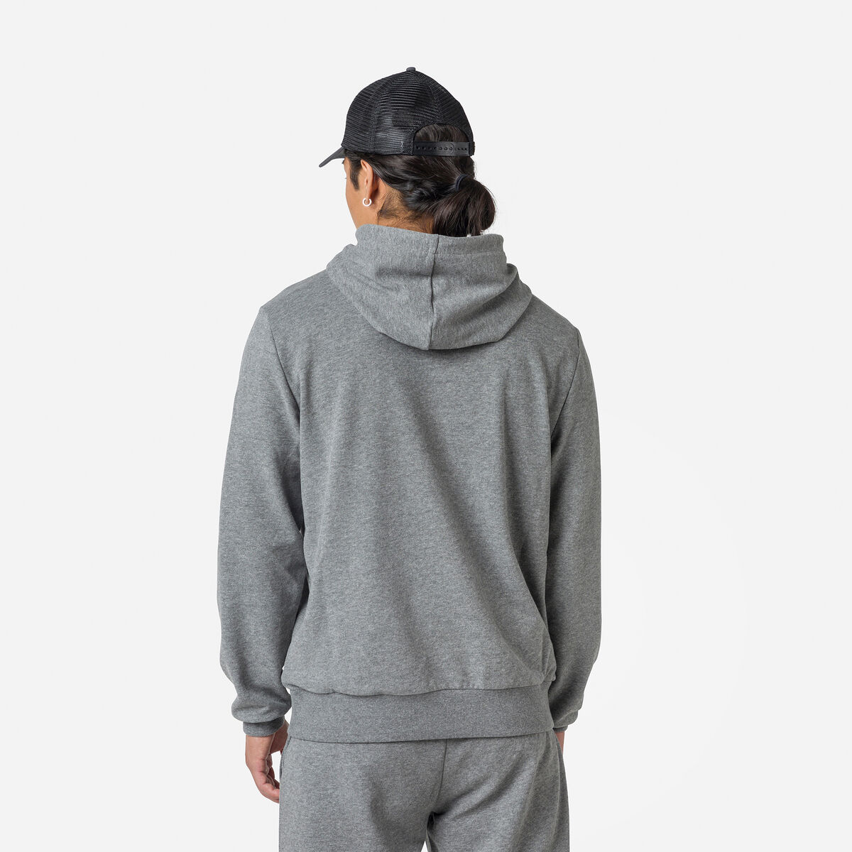 Rossignol Men's hooded logo fleece sweatshirt Grey