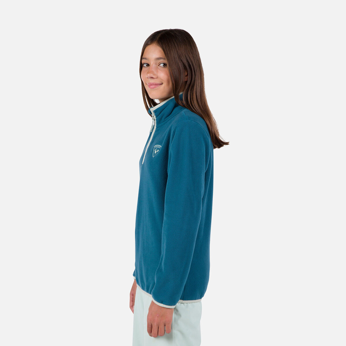 Rossignol Juniors' Strawpile Half-Zip Fleece blue