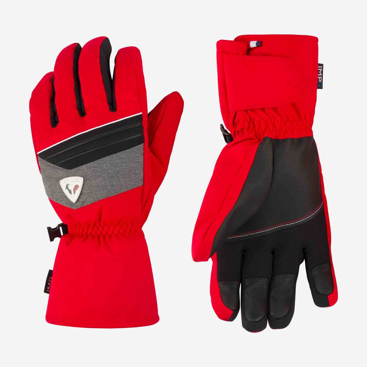 Rossignol Men's Legend waterproof ski gloves Red