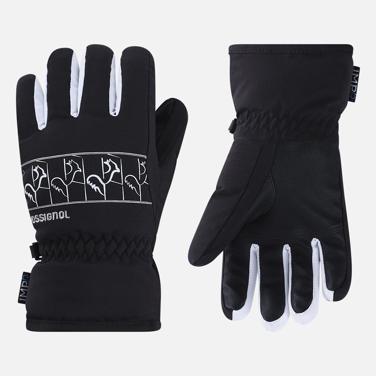 Rossignol Girls' Jane IMP'R Ski Gloves Black