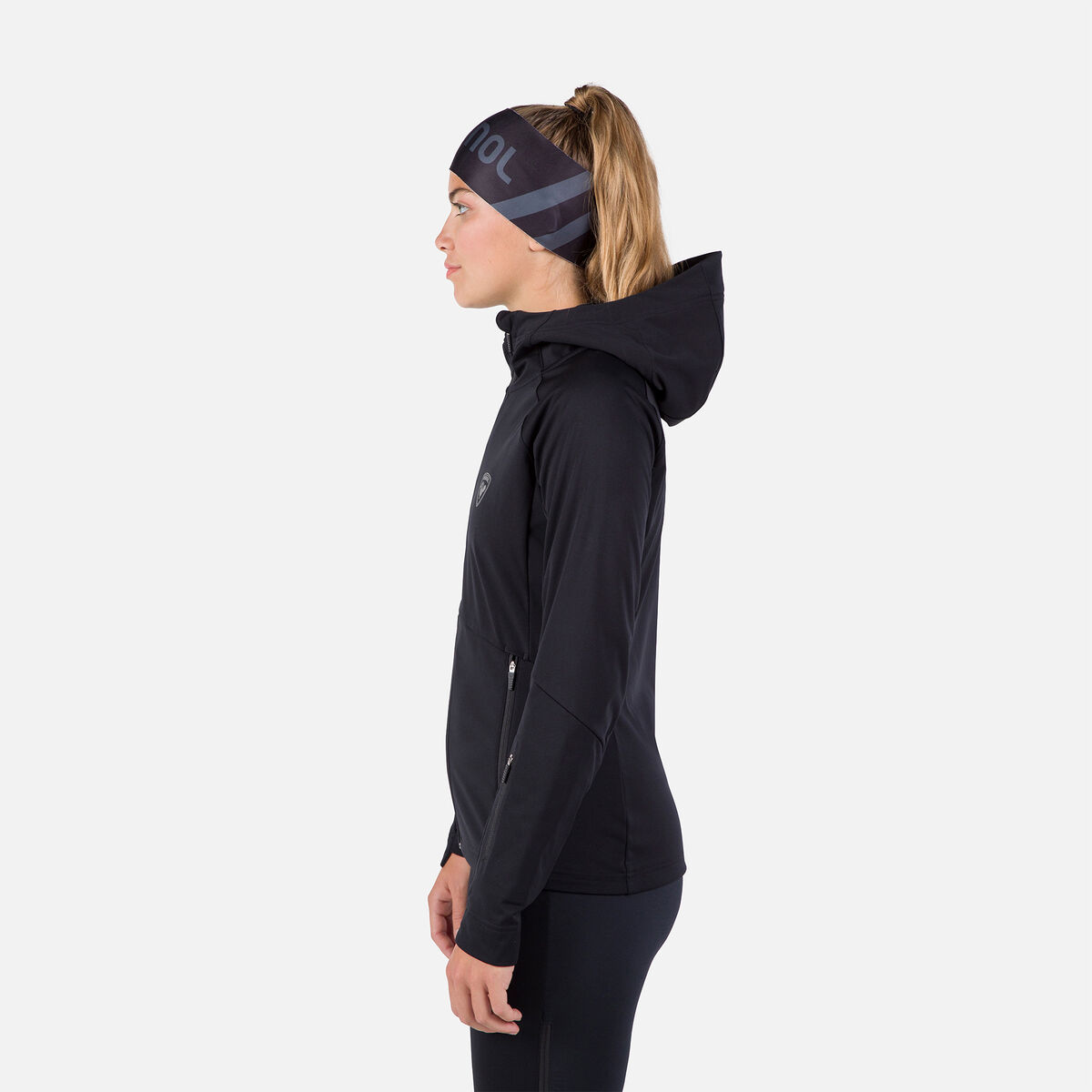 Rossignol Veste softshell à capuche femme Genetys Black