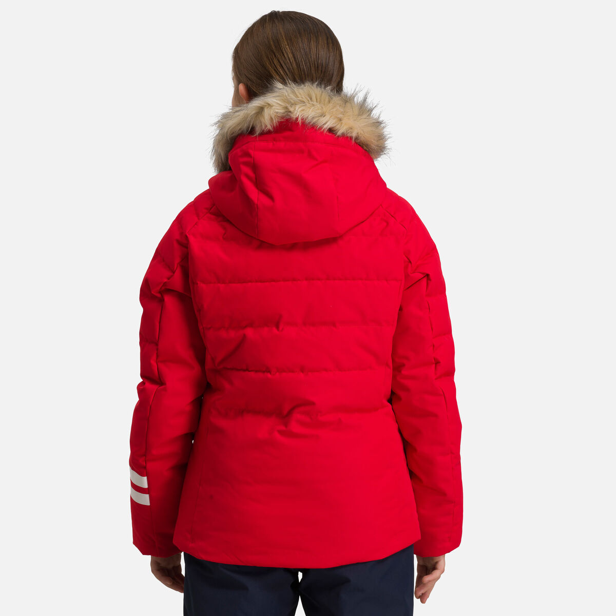Rossignol Girls' Polydown Ski Jacket Red