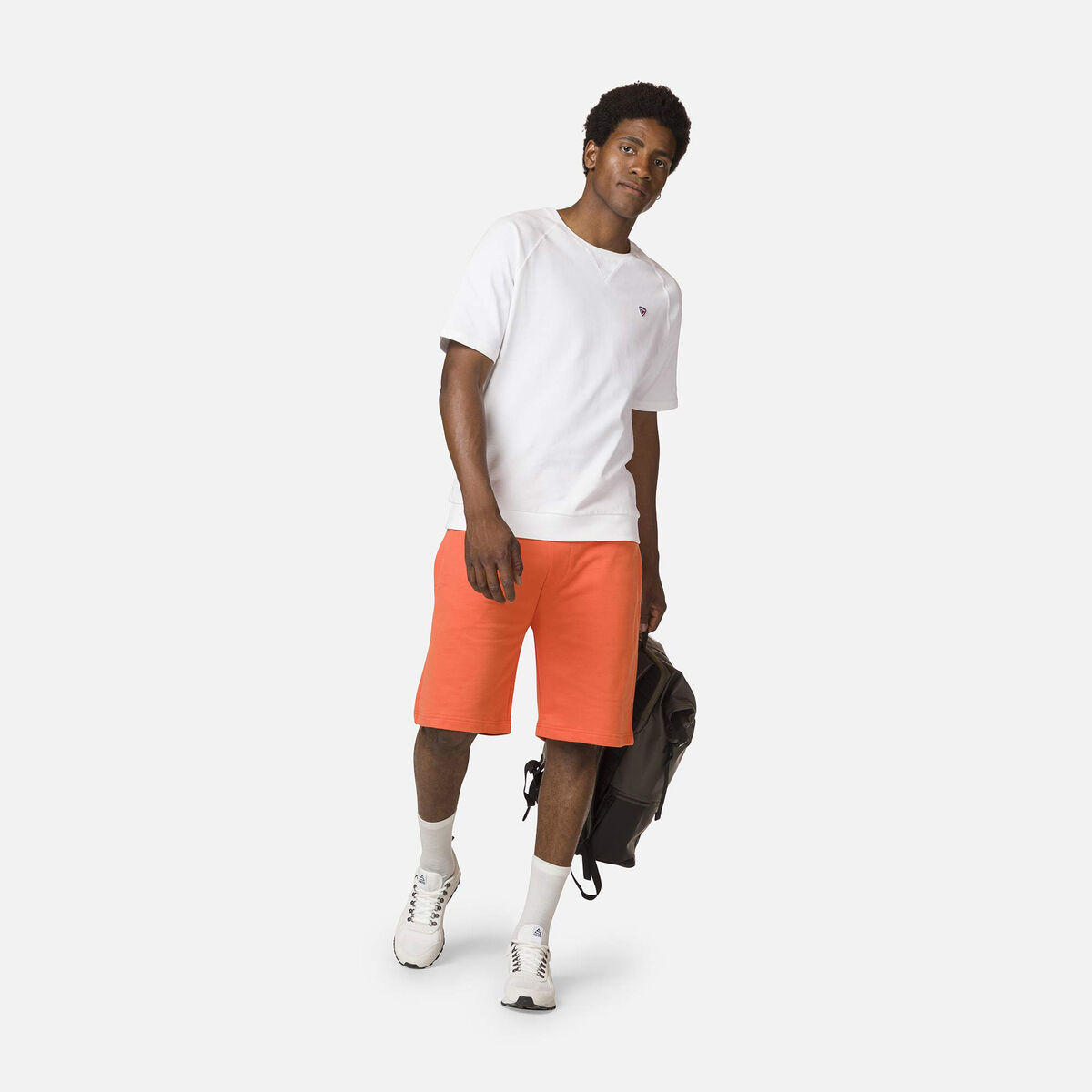 Rossignol Short en coton logo pour homme Orange