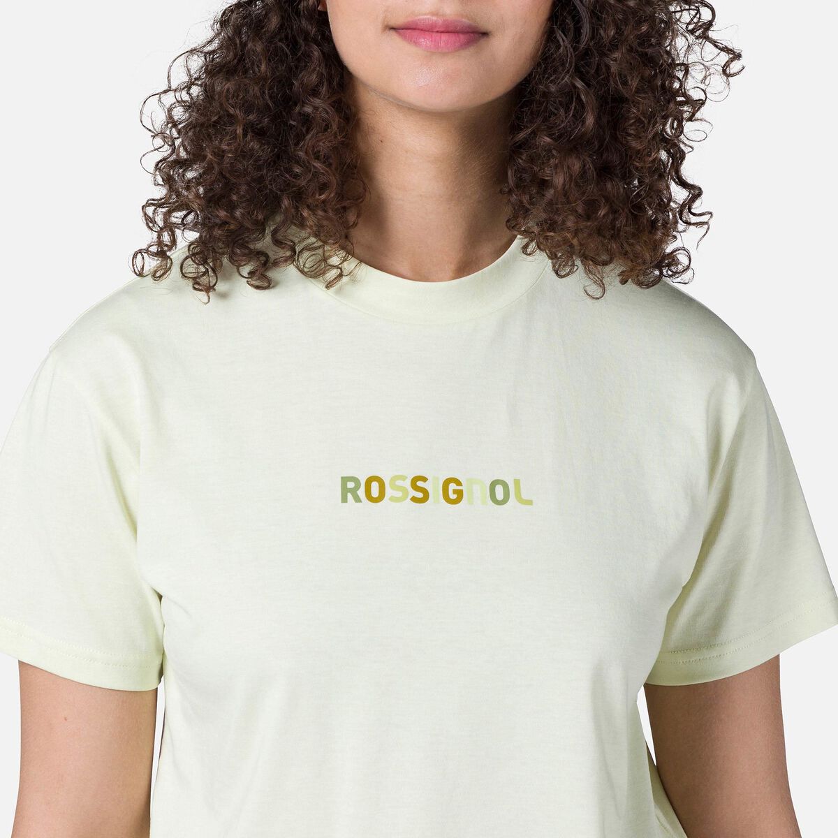 Rossignol T-shirt donna con stampa yellow