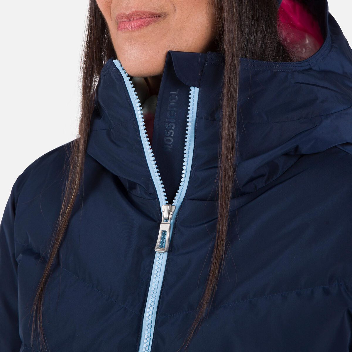 Rossignol Women's Wispile Puffy Ski Jacket blue