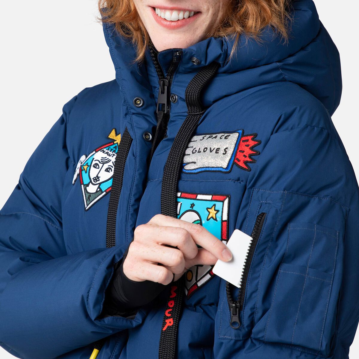 Rossignol Doudoune de ski JCC Modul Bomber femme blue