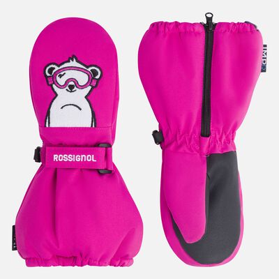Rossignol Baby waterproof mittens pinkpurple