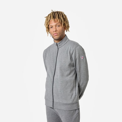 Rossignol Men's full-zip logo fleece sweatshirt grey