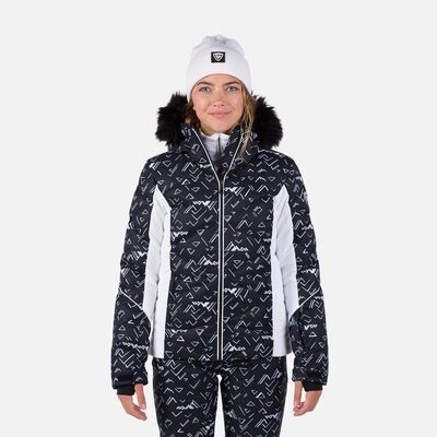 Rossignol Doudoune de ski à imprimé femme Staci black