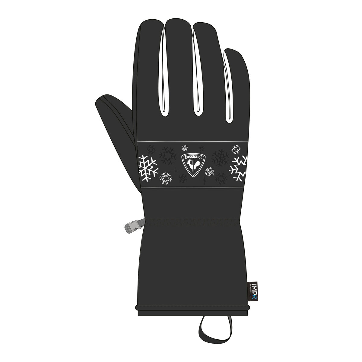 Rossignol Girls' Jane IMP'R Ski Gloves Black