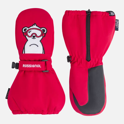 Rossignol Baby waterproof mittens red