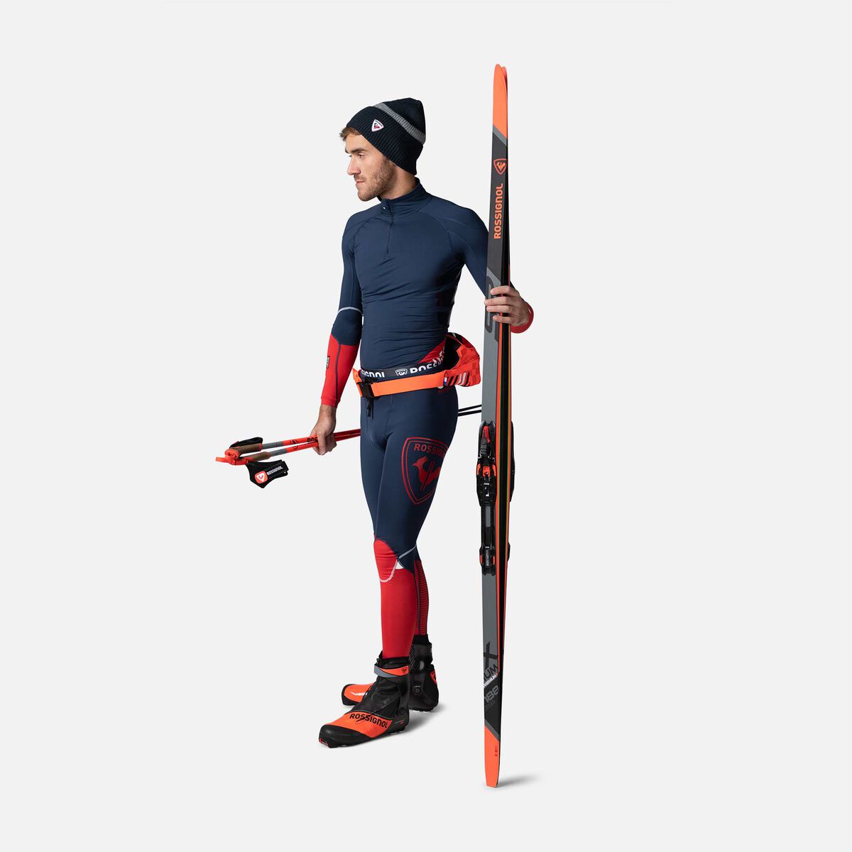 ROSSIGNOL-INFINI COMPRESSION RACE TIGHTS ONYX GREY - Cross-country ski  leggings