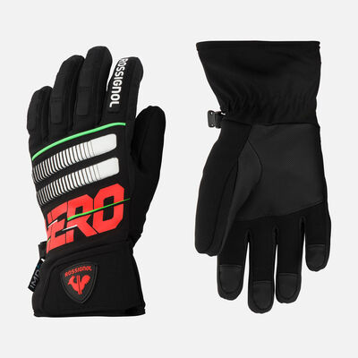 Rossignol Juniors' Hero waterproof ski gloves black