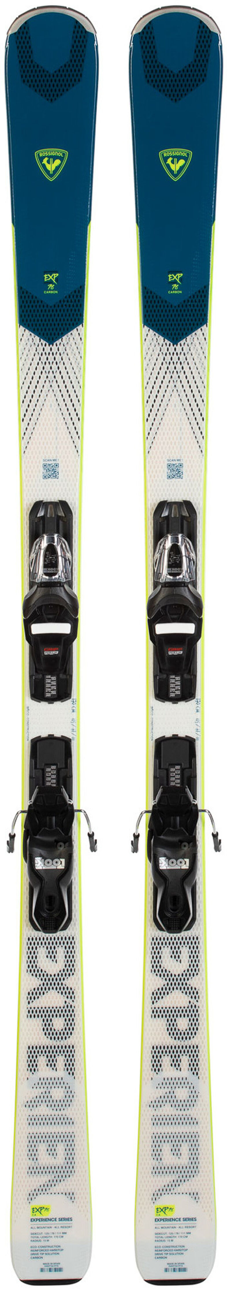 Rossignol Men's ALL MOUNTAIN Skis EXPERIENCE 78 CARBON (XPRESS) 