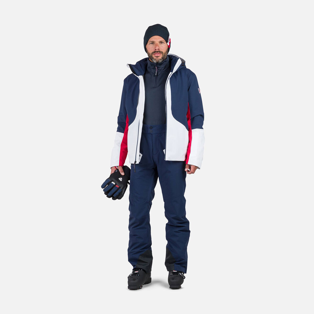 Rossignol Forro polar hombre con media cremallera Diretta Blue