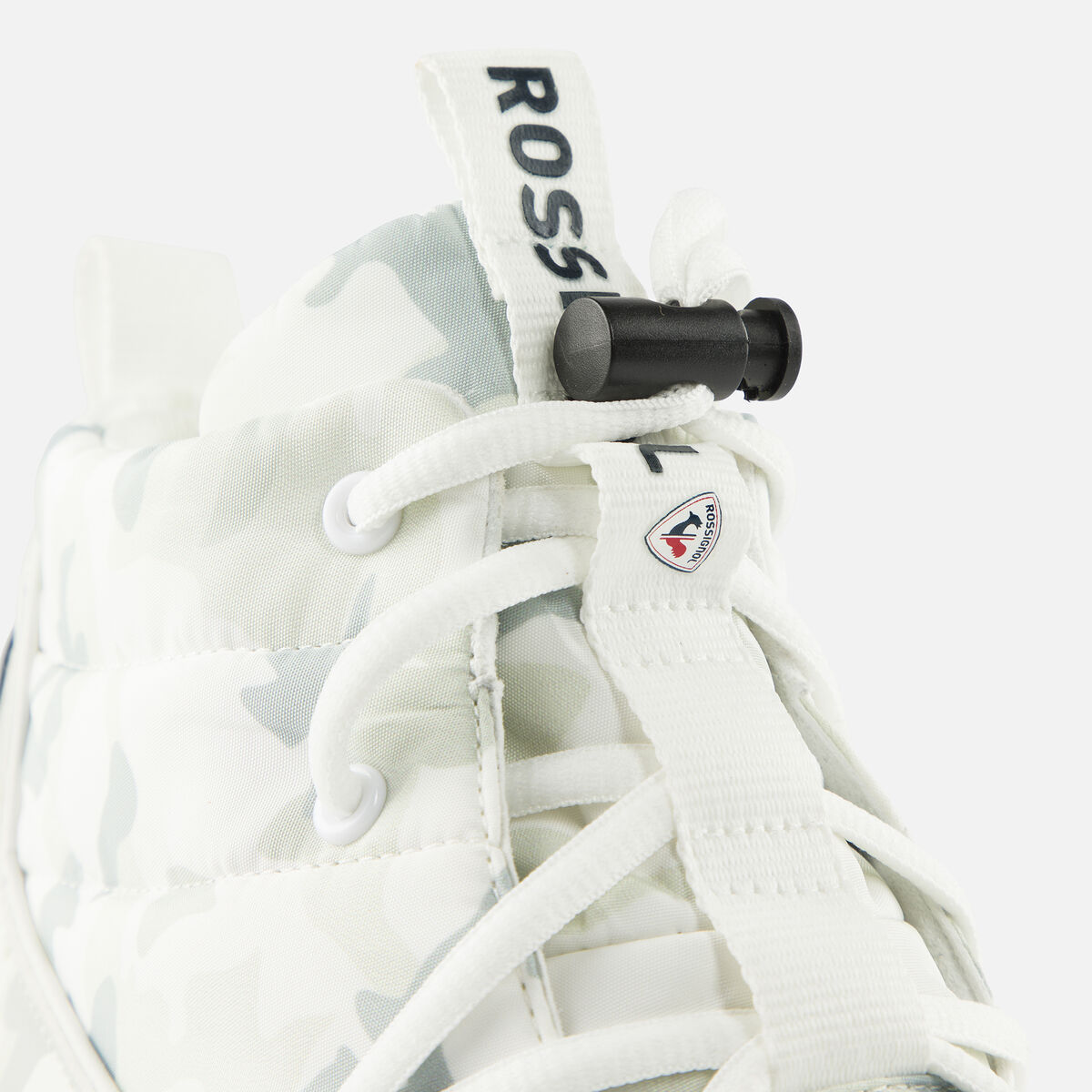 Rossignol Unisex Resort Waterproof Camo White Apres Ski Boots white
