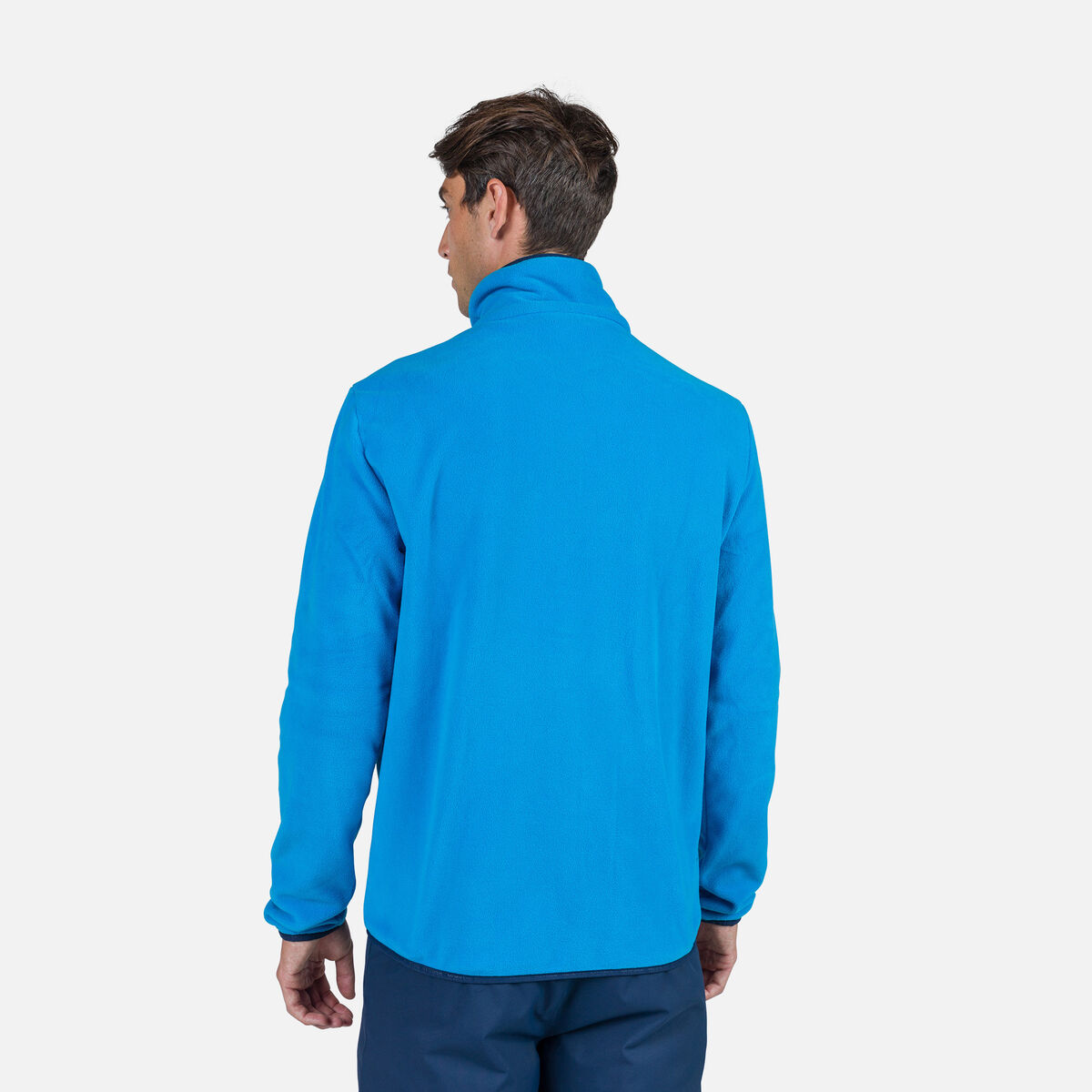 Rossignol Herrenfleecejacke mit durchgehendem Reißverschluss Strawpile Blue