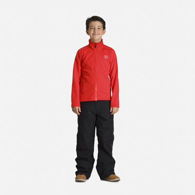 Rossignol Boys' Full-Zip Clim Fleece Jacket red