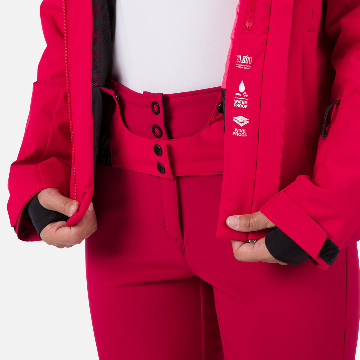 Rossignol Veste de ski femme Strawpile red