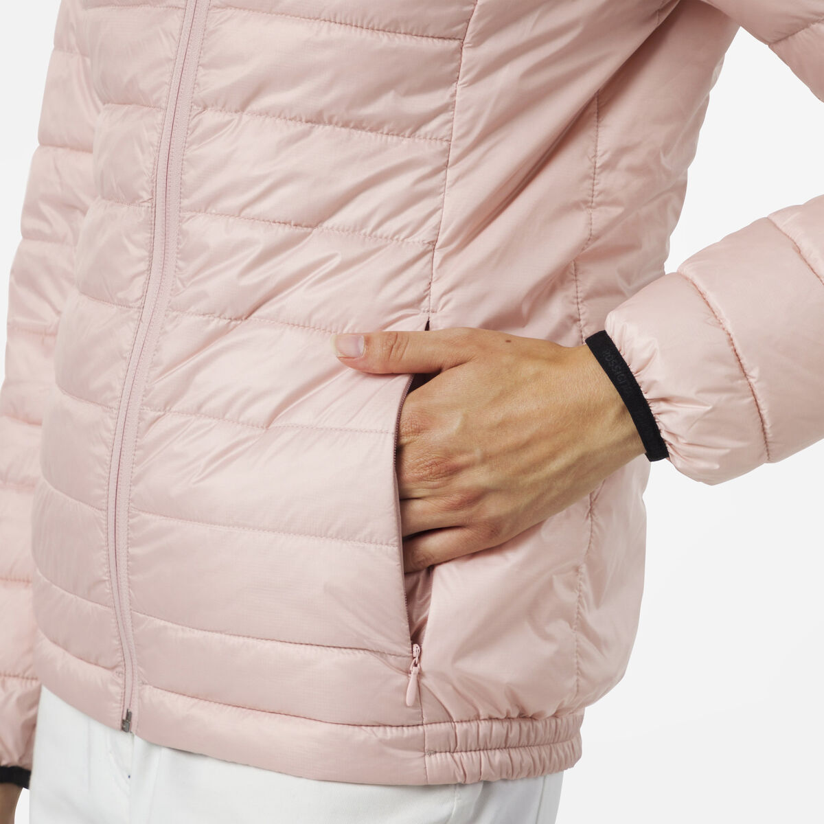 Rossignol Chaqueta con capucha aislante para mujer pinkpurple