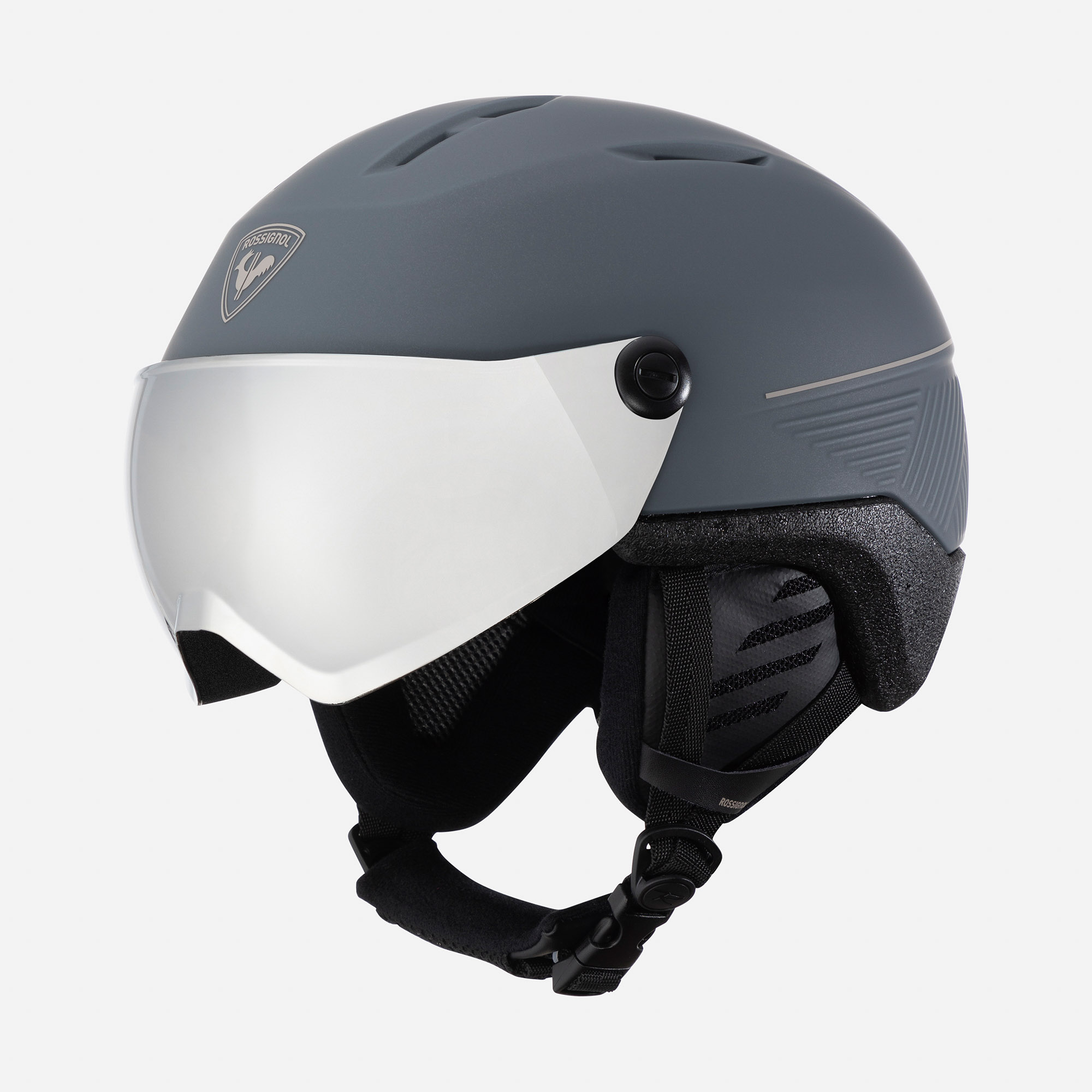 Casque de ski Rossignol Fit Visor IMPACTS à visière photochromique Gris