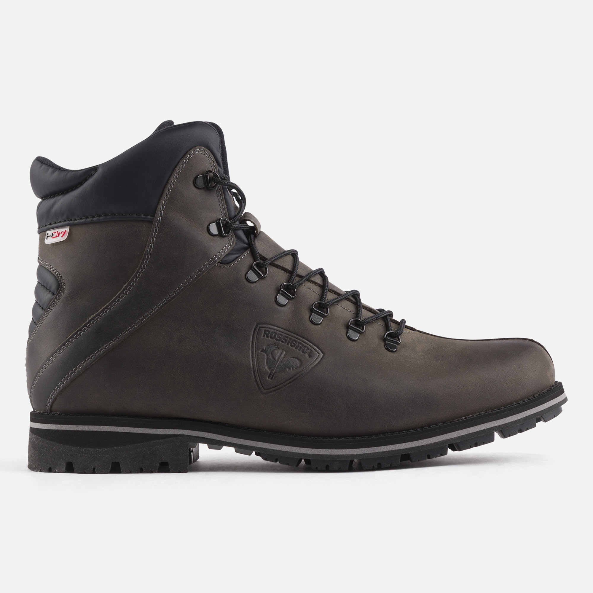 Bottines Chamonix gris ciré homme