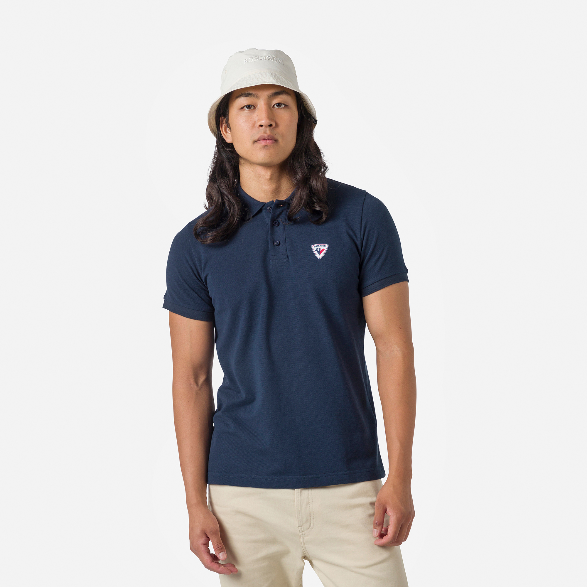 Men's logo polo